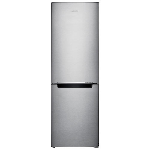 Boîte ouverte - Réfrigérateur à congélateur inférieur 10,3 pi³ 24 po de Samsung - Inox - Parfait état