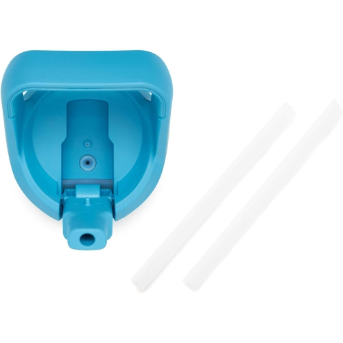 YETI Rambler Jr. 12 oz Kids Bottle, with Straw Cap, Reef Blue