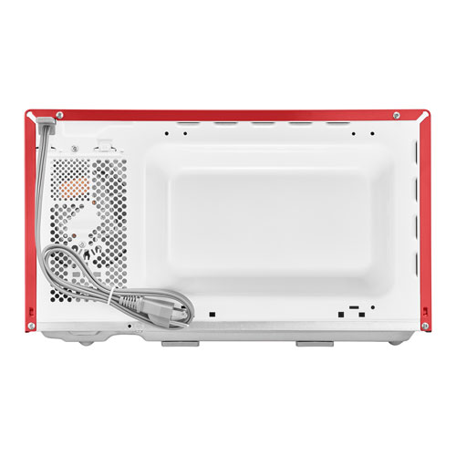 Micro-ondes compact rétro de 0,7 pi³ d'Insignia - Rouge - Exclusivité de Best Buy