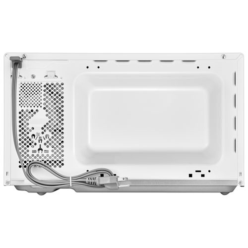 Micro-ondes compact de 0,7 pi³ d'Insignia - Blanc - Exclusivité de Best Buy