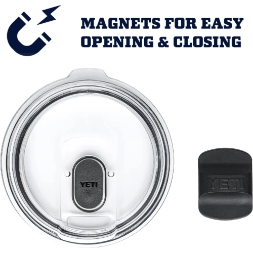 YETI Rambler 14 oz Mug | Vacuum Insulated Stainless Steel with MagSlider Lid - Navy