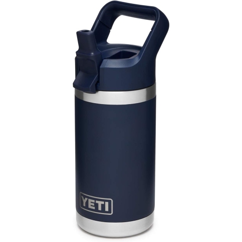 YETI  Rambler Jr. 12 OZ Kids Bottle, With Straw Cap In Navy Durable and easy for my kid to carry!