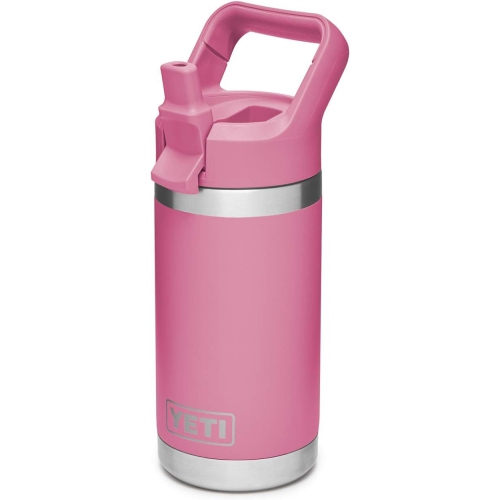 YETI  Rambler Jr. 12 OZ Kids Bottle, With Straw Cap, Harbor In Pink Strong enough to keep our 3 year old from breaking