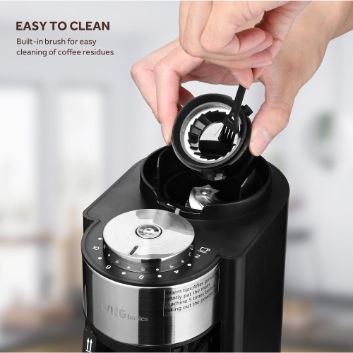 12-Cup Electric Coffee Grinder with 25 Precise Grind Setting, Adjustable Automatic Electric Grinders Conical Burr Mill Grinder