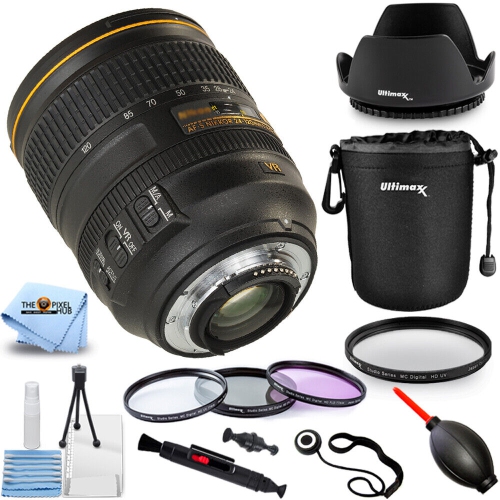 Nikon AF-S NIKKOR 24-120mm f/4G ED VR Lens + Pouch Bundle New in