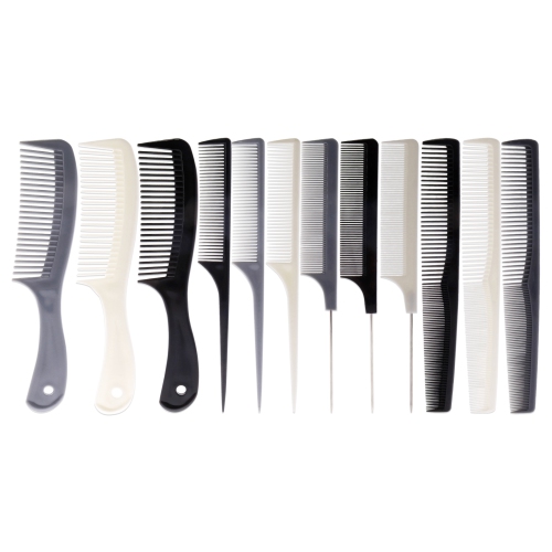 Assorted Color Professional Comb Set by Aristocrat for Unisex - 12 Pc Comb