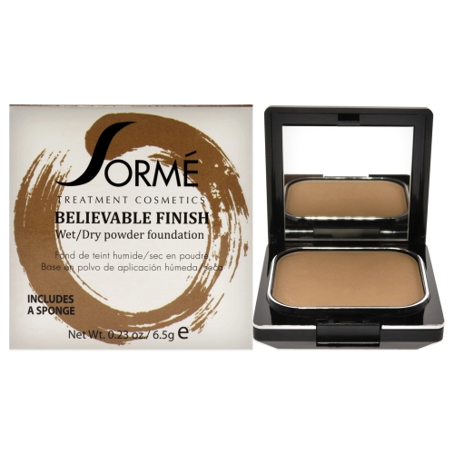 Believable Finish Powder Foundation - Golden Honey by Sorme Cosmetics for Women - 0.23 oz Foundation