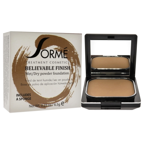 Believable Finish Powder Foundation - Golden Honey by Sorme Cosmetics for Women - 0.23 oz Foundation