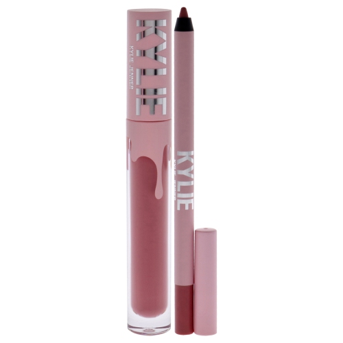 Velvet Lip Kit - 305 Harmony by Kylie Cosmetics for Women - 2 Pc 0.10oz Velvet Liquid Lipstick, 0.039oz Lip Liner