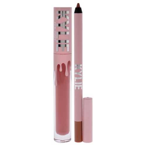 Matte Lip Kit - 808 Kylie by Kylie Cosmetics for Women - 2 Pc 0.10oz Matte Liquid Lipstick, 0.039oz Lip Liner