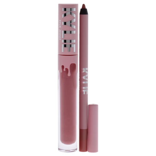 Velvet Lip Kit - 705 Charm by Kylie Cosmetics for Women - 2 Pc 0.10oz Velvet Liquid Lipstick, 0.039oz Lip Liner