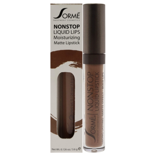 Nonstop Moisturizing Matte Liquid Lipstick - 271 Ribbon by Sorme Cosmetics for Women - 0.126 oz Lipstick