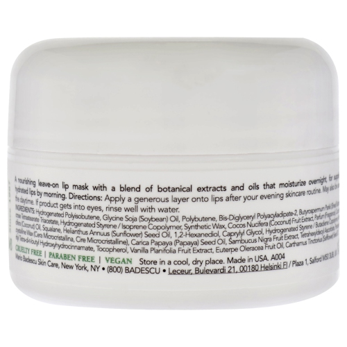 Lip Mask With Acai and Vanilla by Mario Badescu for Women - 0.5 oz Lip Mask