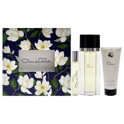 Oscar De La Renta by Oscar De La Renta for Women - 3 Pc Gift Set 3.4oz EDT Spray, 0.5oz EDT Spray, 3.4oz Body Lotion