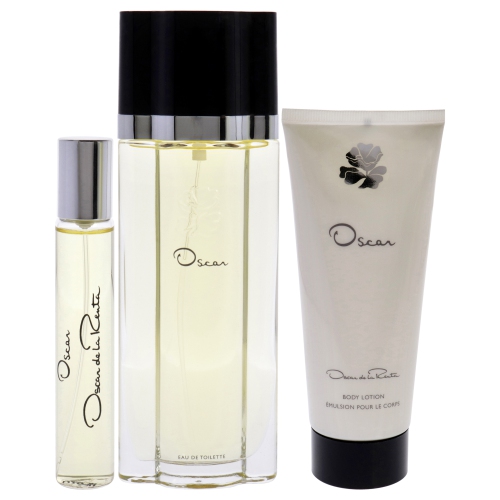 Oscar De La Renta by Oscar De La Renta for Women - 3 Pc Gift Set 3.4oz EDT Spray, 0.5oz EDT Spray, 3.4oz Body Lotion