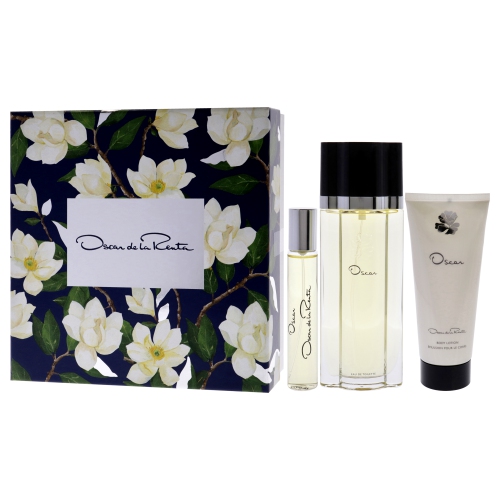 Oscar De La Renta by Oscar De La Renta for Women - 3 Pc Gift Set 3.4oz EDT Spray, 0.5oz EDT Spray, 3.4oz Body Lotion