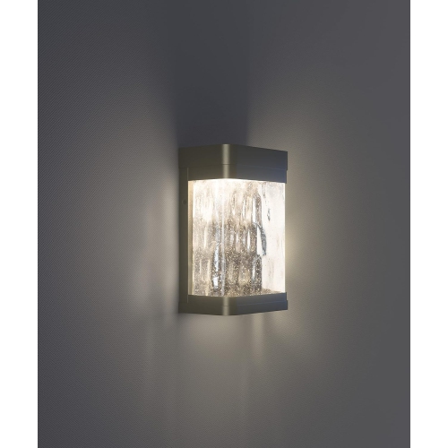 BAZZ Luvia LED Waterproof Outdoor Wall Light Fixture 12W 1000 Lumens 120V TUNABLE, Black, W12053CCTBK