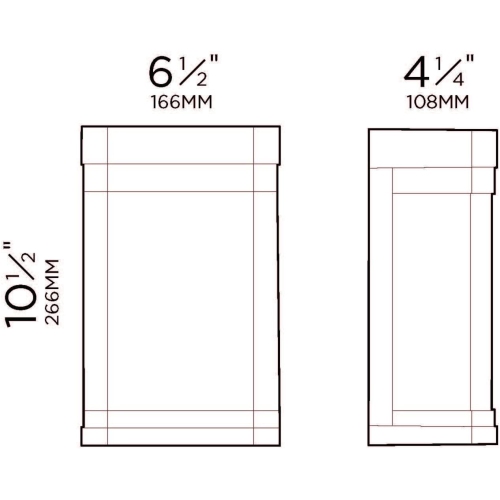 BAZZ Luvia LED Waterproof Outdoor Wall Light Fixture 12W 1000 Lumens 120V TUNABLE, Black, W12053CCTBK