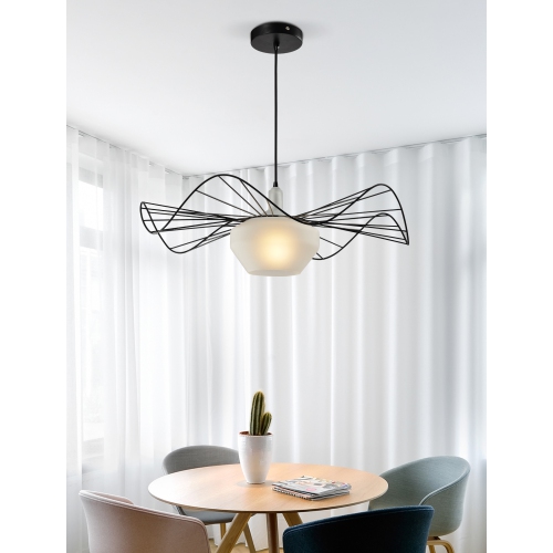 BAZZ Giulia Pendant Ceiling Light Fixture 800 Lumens - 2700K, Black, P20045BK1