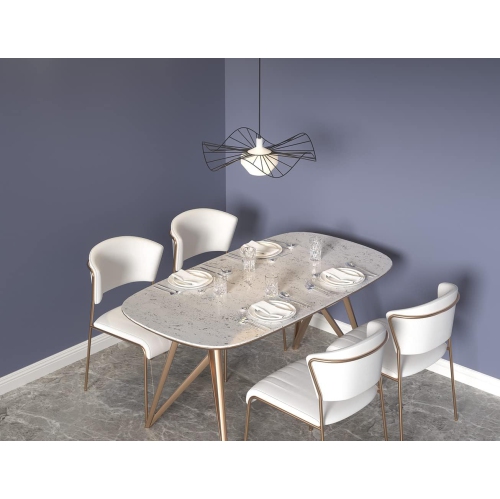 BAZZ Giulia Pendant Ceiling Light Fixture 800 Lumens - 2700K, Black, P20045BK1