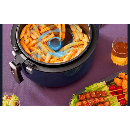 BEAR Air Fryer 10 in 1 Digital Air Fryer Oven 6.5 QT with Free Recipes, Oil-Free Air Fryer Toaster Oven with 120° Visible Window, One Touch Screen,