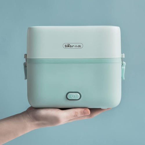 BEAR Electric Lunch Box Food Heater Warmer, Auto Power off when water dried out, 120V Home/Office with Removable 304 Stainless Steel Food Container