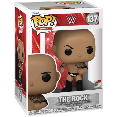 Pop WWE Wrestling 3.75 Inch Action Figure - The Rock #137
