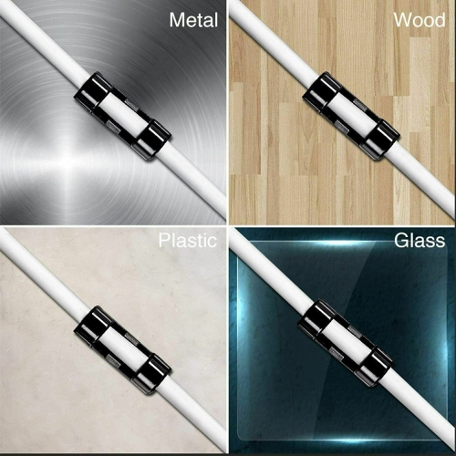 ISTAR 40 Pcs Self-Adhesive Cable Clips Organizer Drop Wire Holder Cord Management System