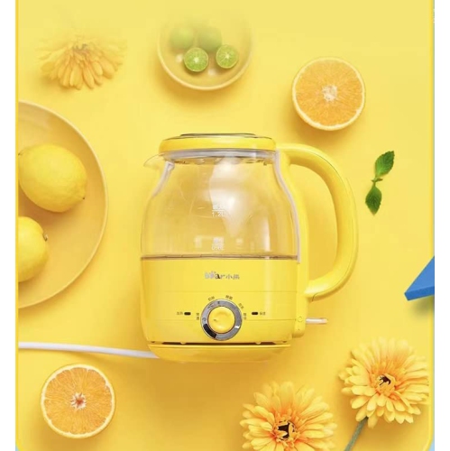 Bear 1.2L Electric Kettle, Electric BPA-Free Glass Kettle, Temperature Dial, Keep Warm Function, Cordless 360° Base, Auto Shut-Off Function – Quick