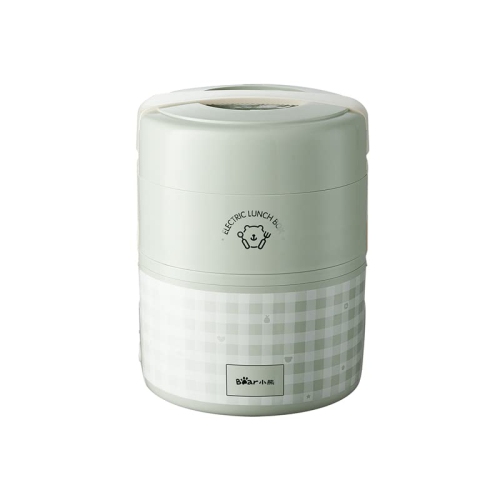 Bear Electric Lunchbox 2.0L DFH-A20Q7 Green Portable Food Heater Warmer 120V for Home/Office with Removable 304 Stainless Steel Food Container(3