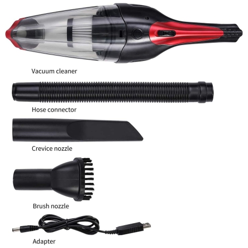 Handheld Vacuum Cleaner Cordless, Rechargeable, Powerful Suction Cleaner, Portable Hand Vacuum for Pet Hair Home and Car Cleaning, Wet & Dry