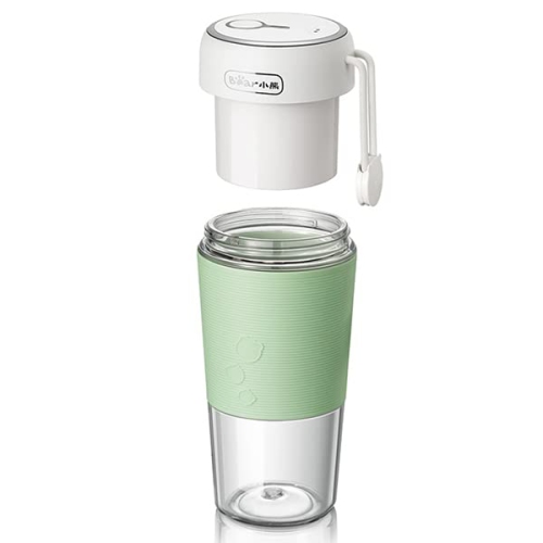 BEAER Portable Blender 300ml - Blender Mixer - With USB Magnetic contact charging - Portable Juicer with Anti-slip Rubber Sleeve- One-handed Drinking