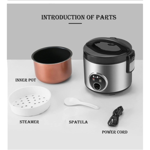 ZhangXiaoQuan 5.5Cup Rice Cooker, 3L, with Steamer and Non-stick inner pot, ZCFB-102, one touch simple use