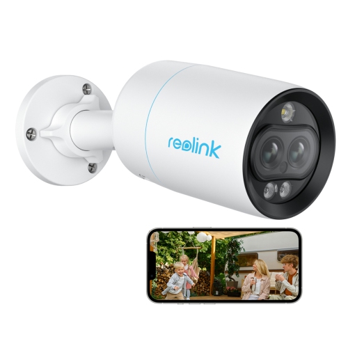 REOLINK  4K Dual-Lens Poe Camera With Dual View, Full-View & Close-Up Images, Person/vehicle Detection, Color Night Vision