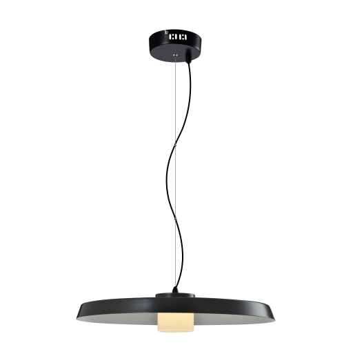 BAZZ Zaza Single Pendant Light Fixture Matt Black 9W Dimmable 800 Lumens 3000k 80+CRI, P20035BK