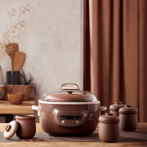 BEAR purple electric stew pot, water-proof stew pot , Full-automatic Slow Cooker, Ceramic Inner Pot, 2.5L DDZ-C25R7