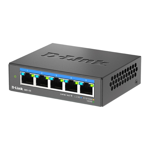 Commutateur non géré 2,5&nbsp;Go multiGigabit à 5 ports de D-Link - DMS-105
