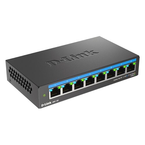 D-Link DMS-108 8-Port Multi-Gigabit Unmanaged Switch