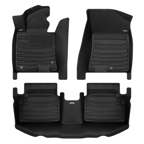 TUXMAT  - for Hyundai Sonata Fwd 2024-2026 Models - Custom Car Mats - Maximum Coverage, All Weather, Laser Measured - This Full Set Includes 1St And