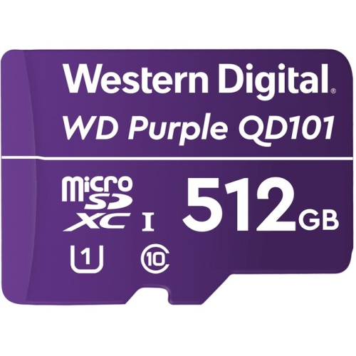 WESTERN DIGITAL  Purple Sc Qd101 512GB (Wdd512G1P0C) Great for the security cameras I needed to install them in