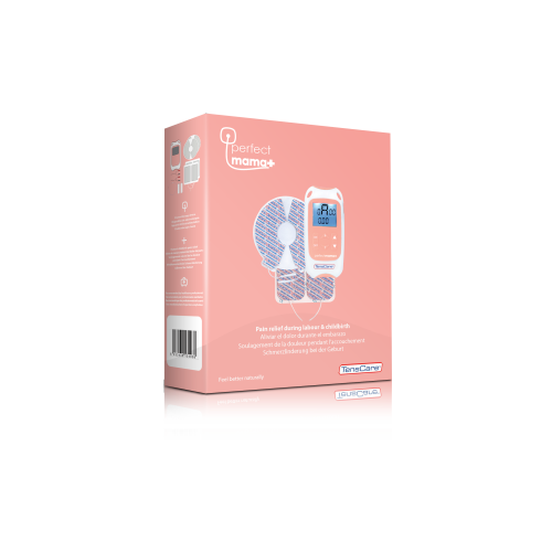 TensCare Perfect MamaTENS+ Maternity TENS Machine for Natural Pain Relief During Labour & Delivery with labour log and Contraction Timer