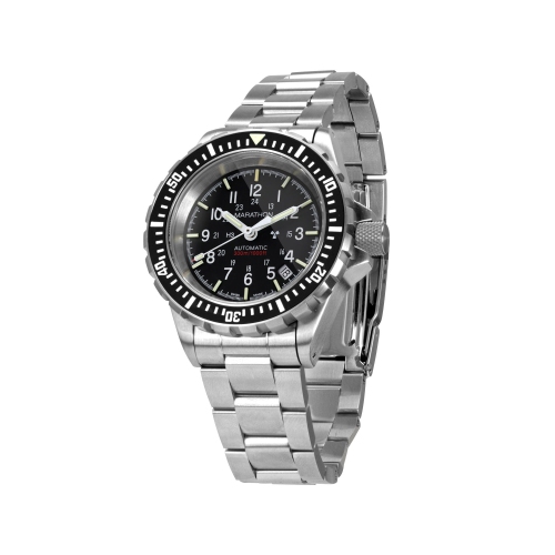 MARATHON- Large Diver's Automatic with SS Bracelet with the US Great Seal Clasp 41mm