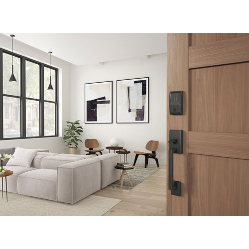 Schlage Encode Plus Smart WiFi Deadbolt Smart Lock - Matte Black