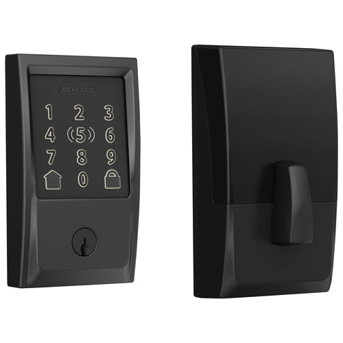 Schlage Encode Plus Smart WiFi Deadbolt Smart Lock - Matte Black