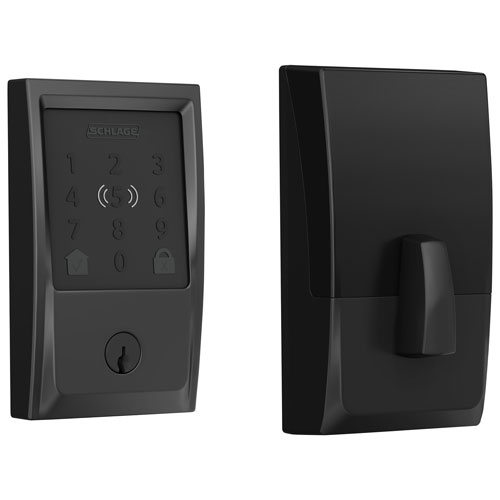 Schlage Encode Plus Smart WiFi Deadbolt Smart Lock - Matte Black