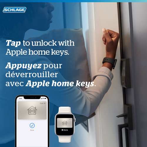 Schlage Encode Plus Smart WiFi Deadbolt Smart Lock - Satin Nickel