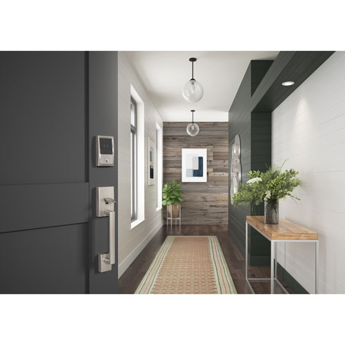 Schlage Encode Plus Smart WiFi Deadbolt Smart Lock - Satin Nickel