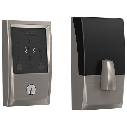 Schlage Encode Plus Smart WiFi Deadbolt Smart Lock - Satin Nickel