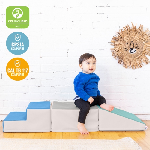 Junior Little Me Climb Crawl and Slide, Beginner Playset, 3-Piece
