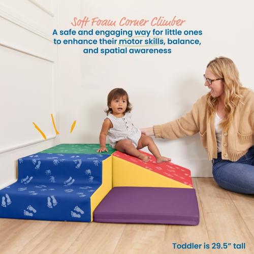 Module d'escalade Little Me Corner, jeune enfant, 4 pièces